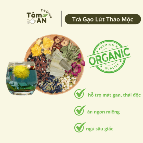 Trà Gạo Lứt Thảo Mộc (30 gói)