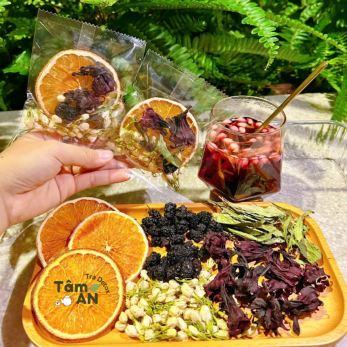 Trà cam quất atiso (2)