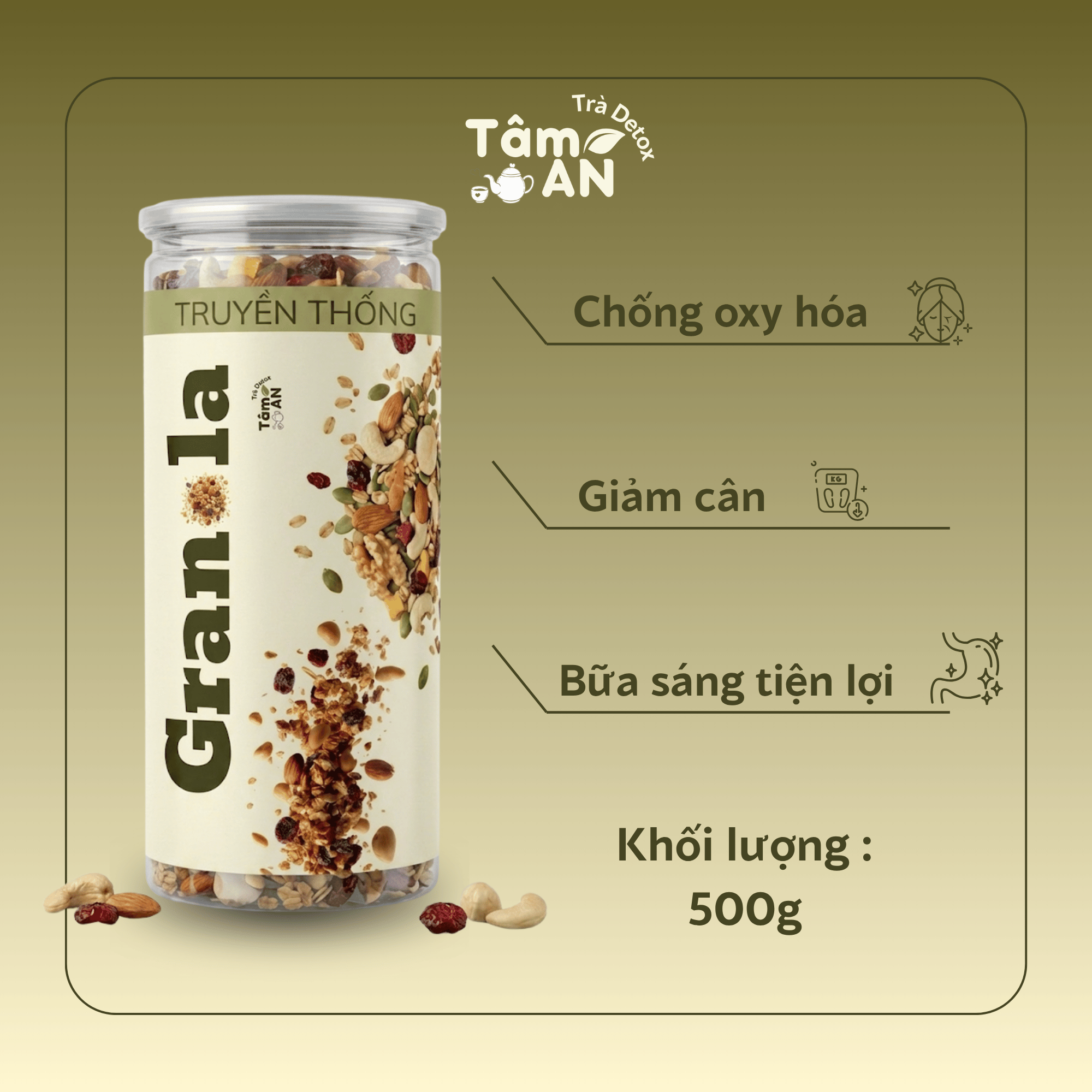 Granola Truyền Thống - 500g